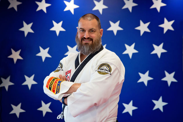 Mr. Derrick Howryla in his ATA uniform